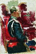 Ilya Repin Study for the picture Formal Session of the State Council. oil on canvas